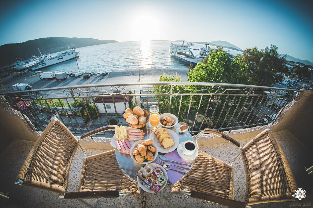 Aktaion Hotel Igoumenitsa Exteriör bild