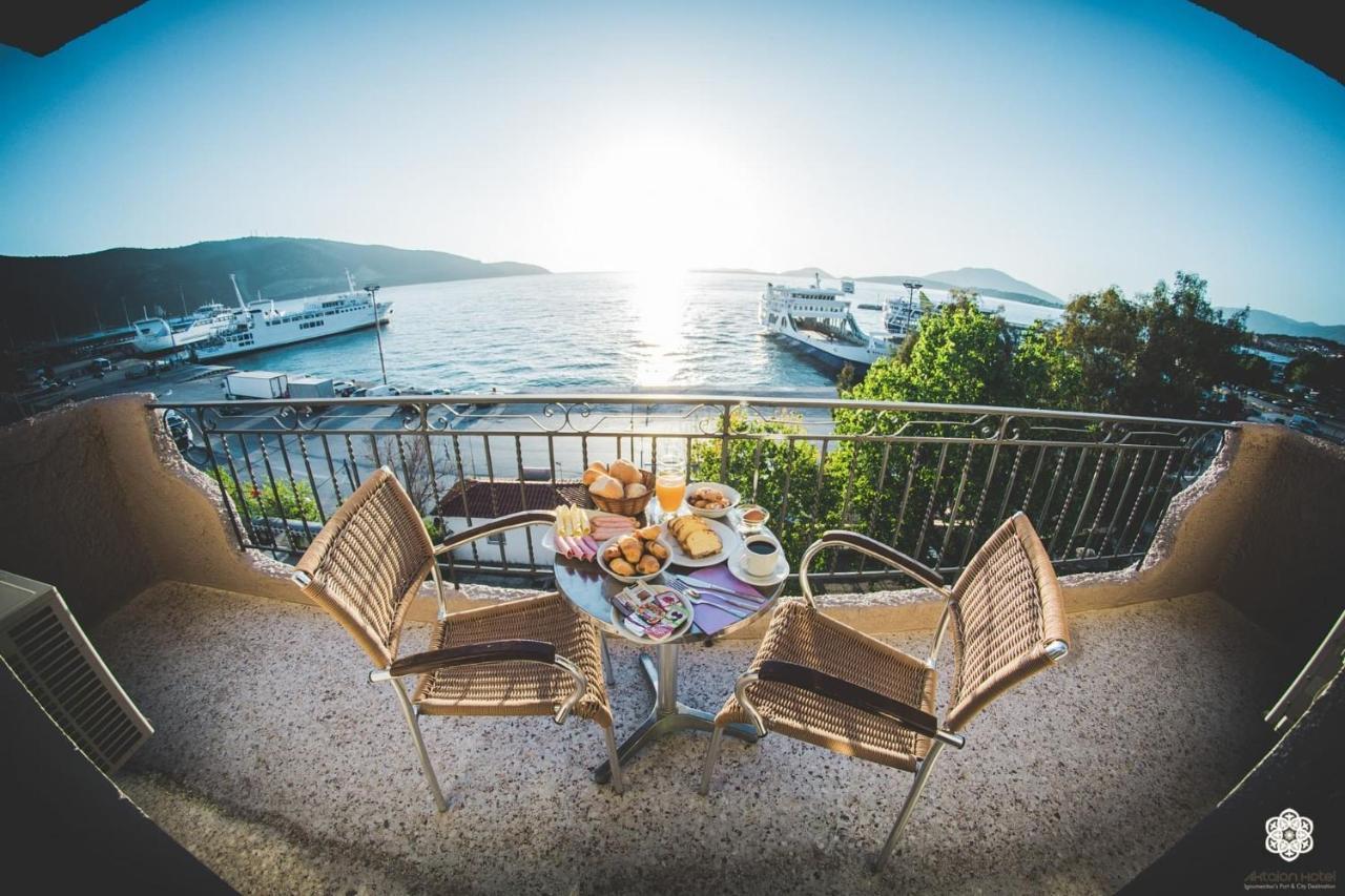 Aktaion Hotel Igoumenitsa Exteriör bild